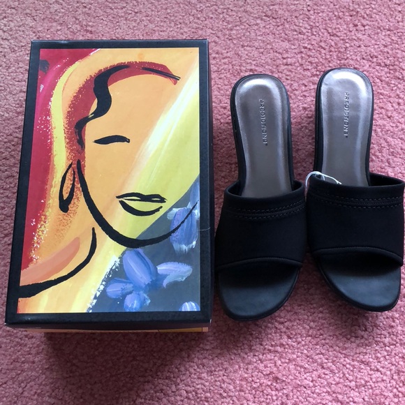 Predictions Black Mary Slide Mule-New-Size 8 - Picture 6 of 6
